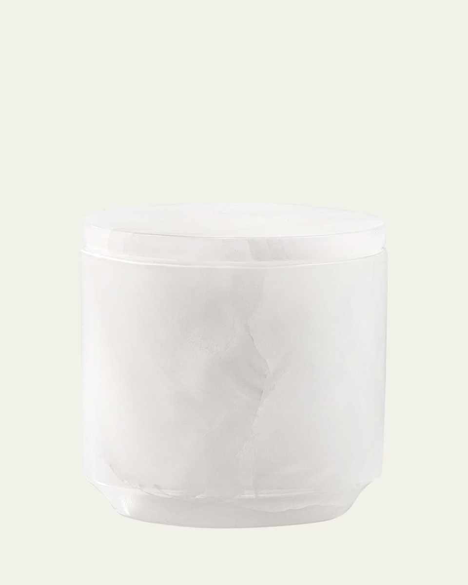 Hielo White Onyx Canister